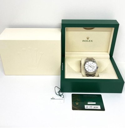 Rolex Sky-dweller 336934-0003 42mm Stainless Steel With White Dial Watch 2024