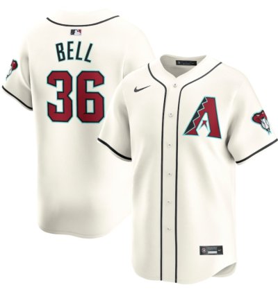 Josh Bell 32 Arizona Diamondbacks Home Limited Player Men Jersey - White