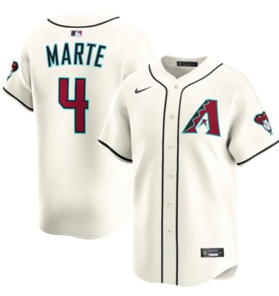 Ketel Marte 4 Arizona Diamondbacks Alternate Limited Player Men Jersey - Cream