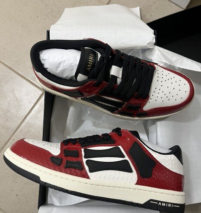 Amiri Skeleton Sneakers Sz 4310us
