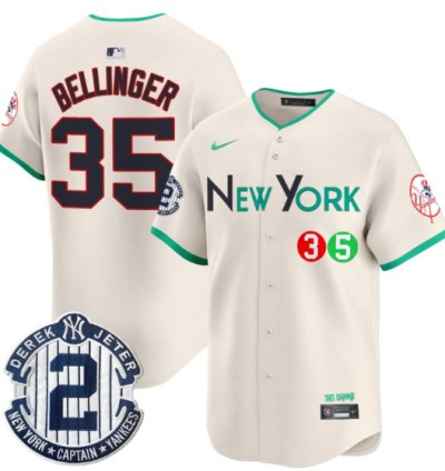 Cody Bellinger Jersey 35 New York Yankees City Connect Vapor Premier Limited Stitched Cream