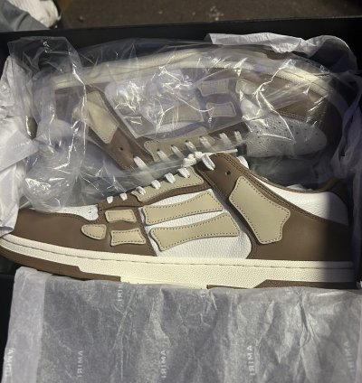 Amiri Skeleton Sneakers Tan