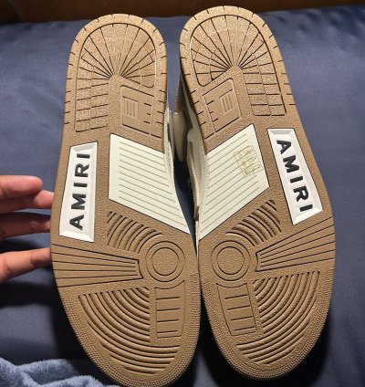 Amiri Skeleton Sneakers Tan