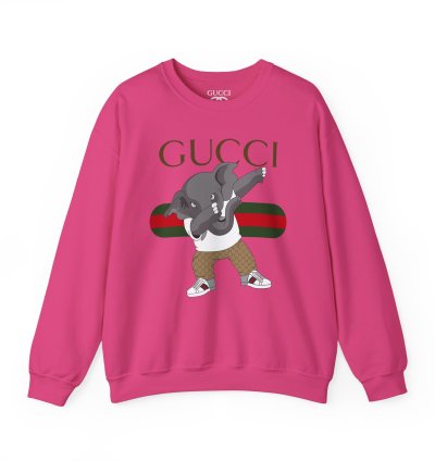Gucci Elephant Heliconia Sweatshirt - Size Usa