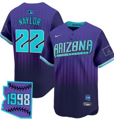 Josh Naylor Jersey 22 Arizona Diamondbacks 2025 City Connect Vapor Premier Limited Stitched