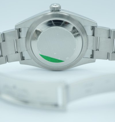 Rolex Sky-dweller 42 Mm 18k White Gold Fluted Bezel Green Dial Oyster Bracelet Complete Set 2025