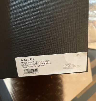 Amiri Skeleton Top Low