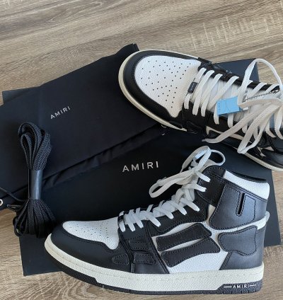 Amiri Skeltop High Leather Sneakers