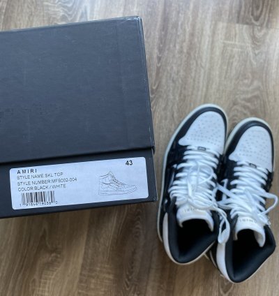 Amiri Skeltop High Leather Sneakers