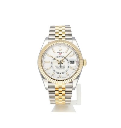 Rolex Sky-dweller 42 Steel - Yellow Gold White Jubilee New Unworn 2024 Papers
