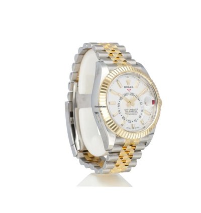 Rolex Sky-dweller 42 Steel - Yellow Gold White Jubilee New Unworn 2024 Papers
