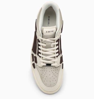 Amiri Skeltop Low Beige Brown Trainer