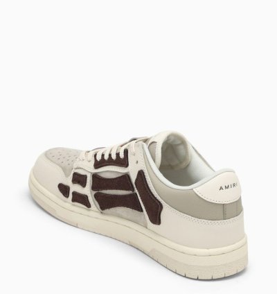 Amiri Skeltop Low Beige Brown Trainer