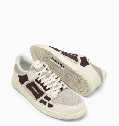 Amiri Skeltop Low Beige Brown Trainer