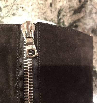 Amiri Skinny Stack Black Suede Boots - Bnib