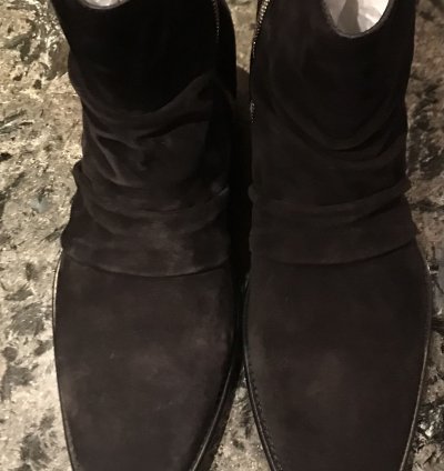 Amiri Skinny Stack Black Suede Boots - Bnib