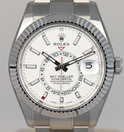 Rolex Sky-dweller 42 Wei Oyster 326934 05 2022 Full Set