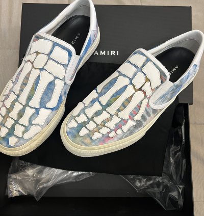 Amiri Slip On Bone Sneakers
