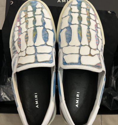 Amiri Slip On Bone Sneakers