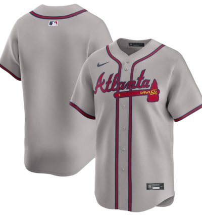 Atlanta Braves Away Limited Men Jersey - Gray