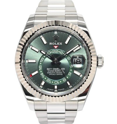 Rolex Sky-dweller 42mm 336934-0001 Mint Green Dial