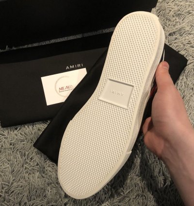 Amiri Slip Ons Slides Fire Flame 43 Brand New Rip