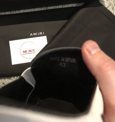Amiri Slip Ons Slides Fire Flame 43 Brand New Rip