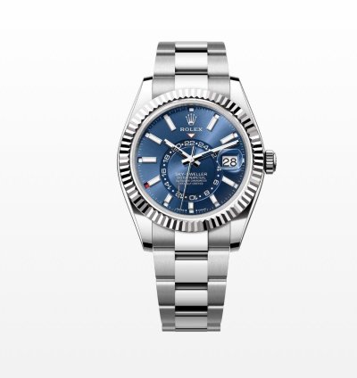 Rolex Sky-dweller 42mm Blue Dial Oyster Bracelet New Unworn 2025