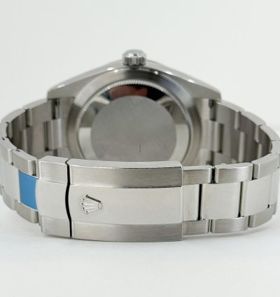 Rolex Sky-dweller 42mm Fluted Bezel Stainless Steel Blue Index Dial Oyster Bracelet 326934