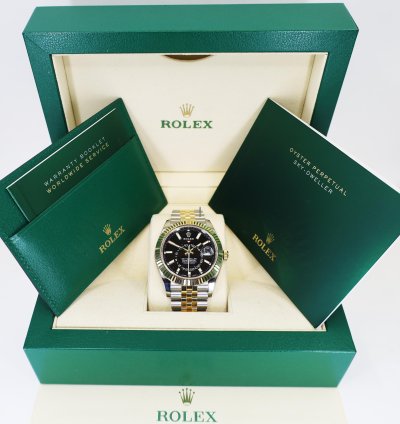 Rolex Sky-dweller 42mm Fluted Bezel Steel Yellow Gold Black Index Dial Jubilee Bracelet 326933