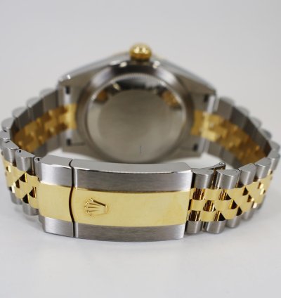 Rolex Sky-dweller 42mm Fluted Bezel Steel Yellow Gold Black Index Dial Jubilee Bracelet 326933
