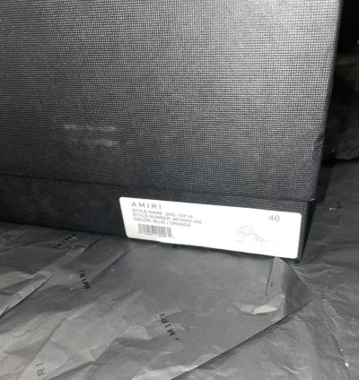 Amiri Soho Nyc Flagship Skel Top Hi Sneakers