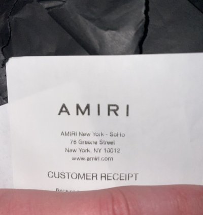 Amiri Soho Nyc Flagship Skel Top Hi Sneakers