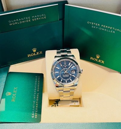 Rolex Sky-dweller 42mm New 2025 Blue Dial 336934