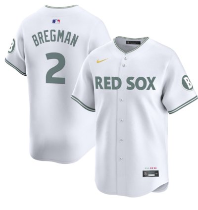 Alex Bregman Jersey 2 Boston Red Sox 2025 City Connect Vapor Premier Limited Stitched White