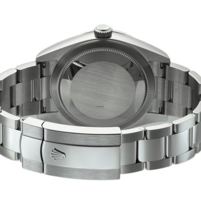 Rolex Sky-dweller 42mm Stainless Steel Blue Dial 18k Fluted Bezel Oyster Bracelet