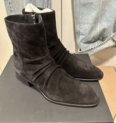 Amiri Stack Leather Sole Boot