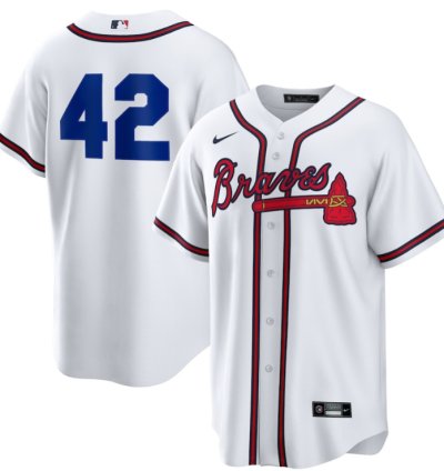 Atlanta Braves Home 2025 Jackie Robinson Day Men Jersey - White