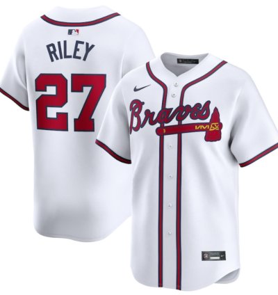 Austin Riley 27 Atlanta Braves Home Limited Player Men Jersey - White