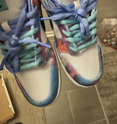 new Nike Sb Dunk Low Futura Laboratories Bleached Aqua 9 5