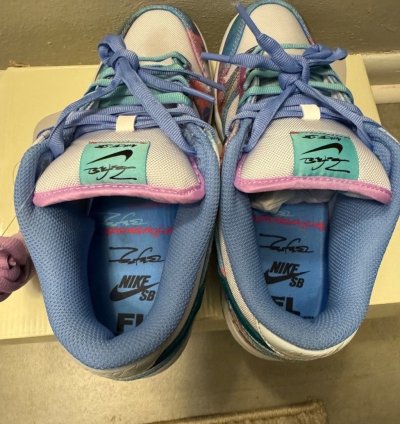 new Nike Sb Dunk Low Futura Laboratories Bleached Aqua 9 5