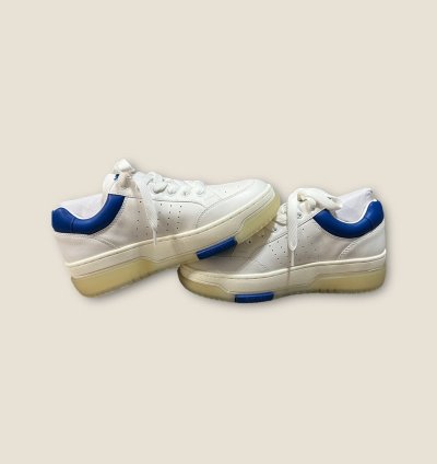 Amiri Stadium Low White Blue Size 42