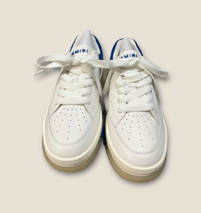 Amiri Stadium Low White Blue Size 42