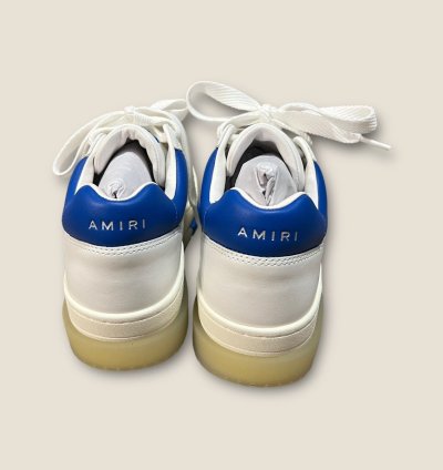 Amiri Stadium Low White Blue Size 42