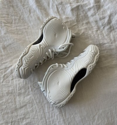 2021 Cdg Air Foamposite One In White