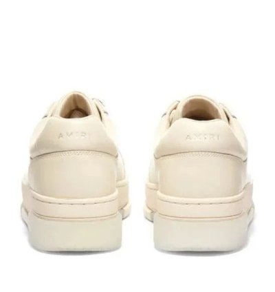 Amiri Stadium Low-top Leather Sneaker 44 Us 11 Mens Alabast
