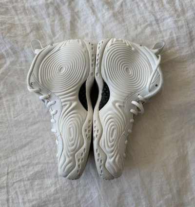 2021 Cdg Air Foamposite One In White