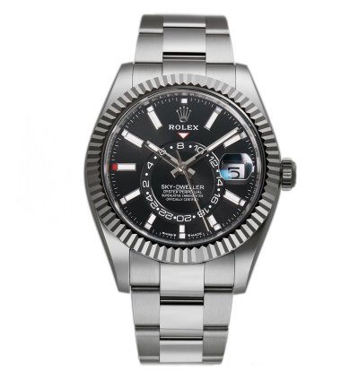Rolex Sky-dweller 42mm Steel Black Dial Oyster Bracelet