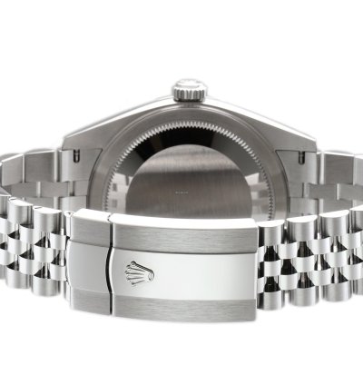 Rolex Sky-dweller 42mm Steel Blue Dial 18k Fluted Bezel Jubilee Bracelet