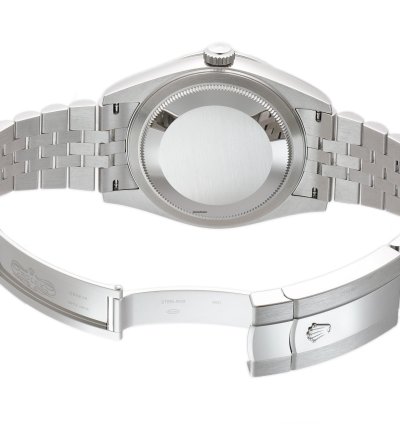 Rolex Sky-dweller 42mm Steel Blue Dial 18k Fluted Bezel Jubilee Bracelet